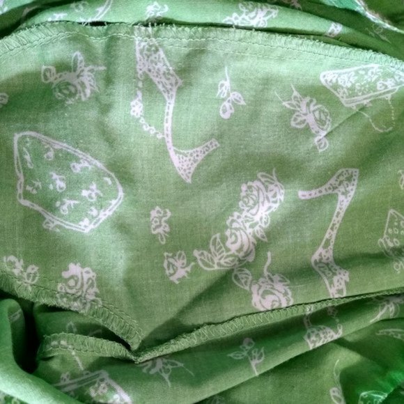 Ashlyn Kate Palazzo Pants Capri Print Green - Picture 6 of 10